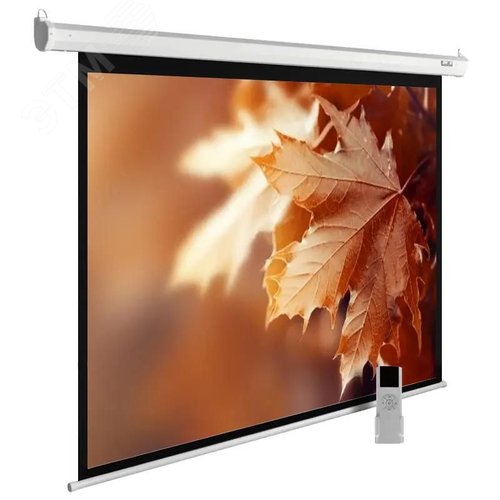 Изображение товара Экран настенно-потолочный рулонный 188x300см MotoExpert 16:10, белый (шт)