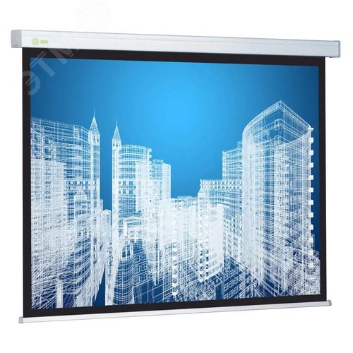 Изображение товара Экран настенно-потолочный рулонный 183x244см Wallscreen 4:3, белый (шт)