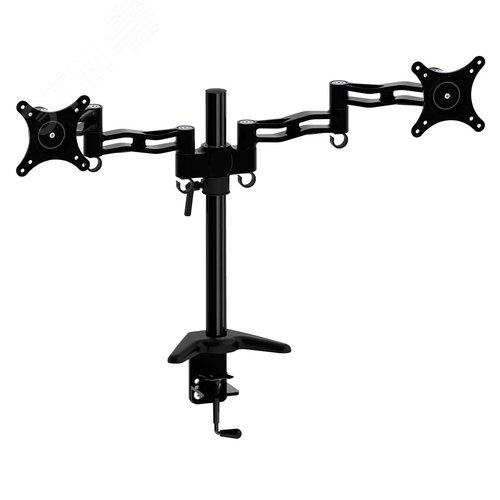 Изображение товара Кронштейн для мониторов 13''-27'' макс.8кг., настольный поворот и наклон, черный (шт)