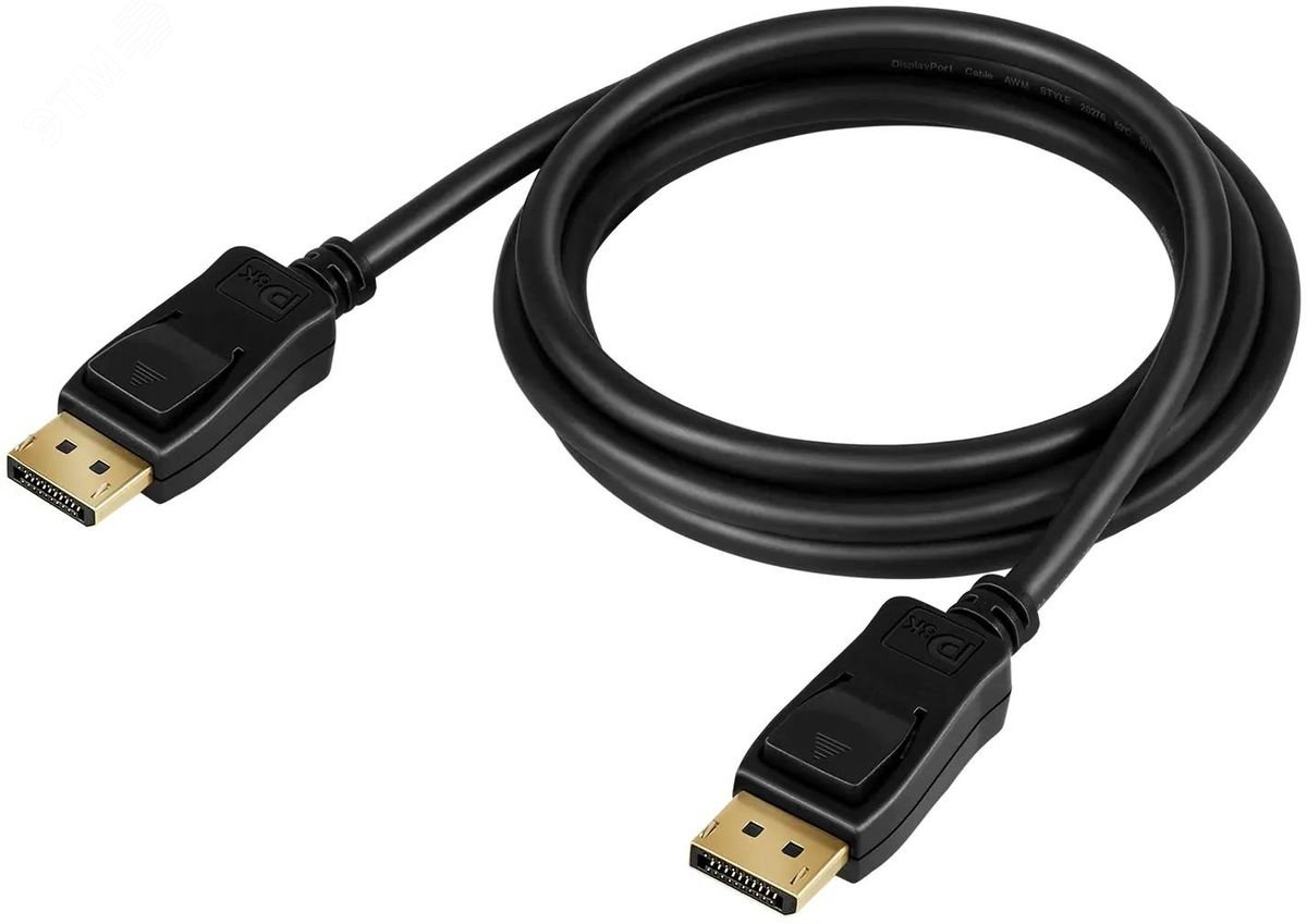 Изображение товара Кабель аудио видео DisplayPort 1.4 3м черный для компьютеров и мультимедийных устройств