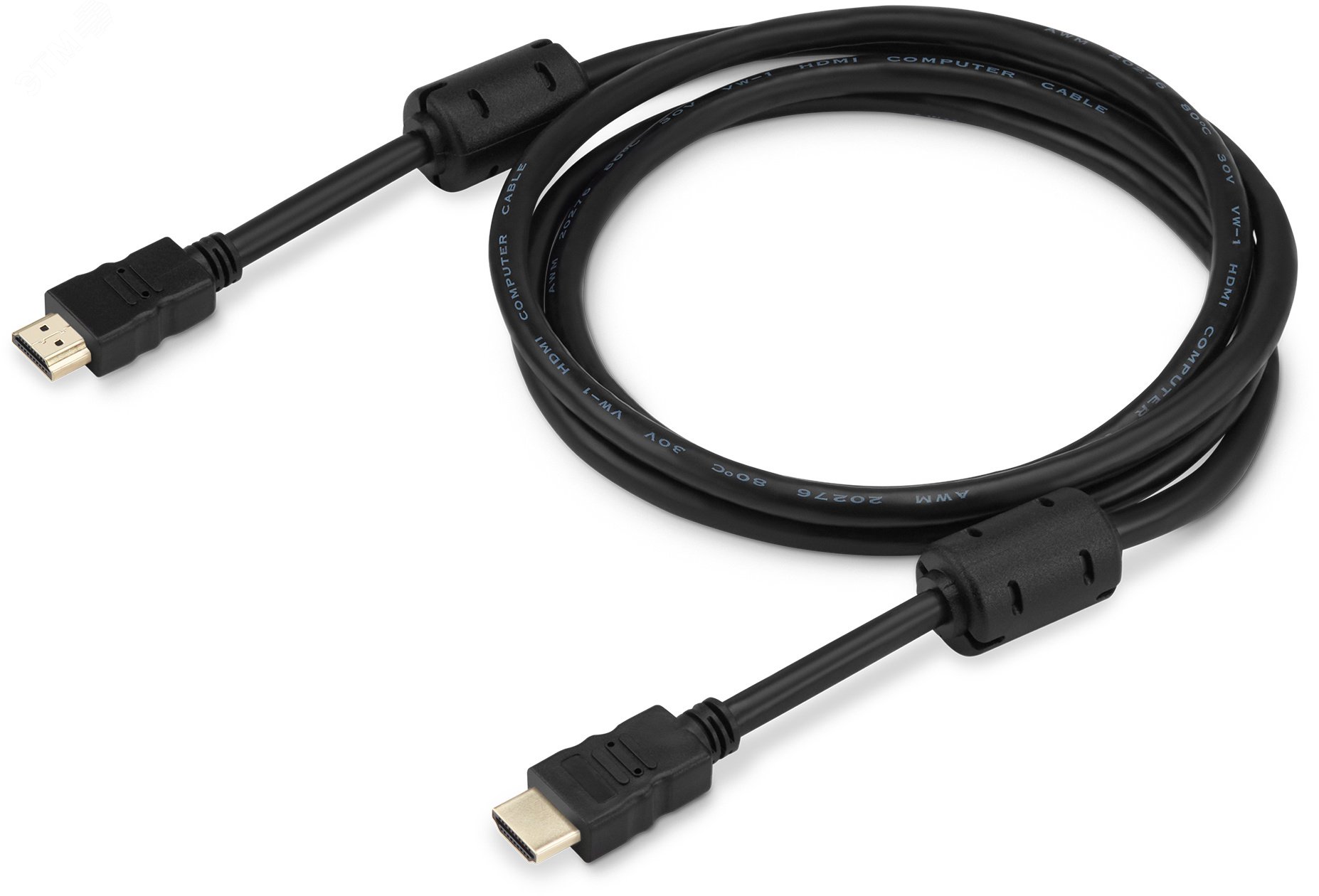 Изображение товара Кабель аудио-видео HDMI 1.4 HDMI (m) - HDMI (m) 1.8м., черный (шт)