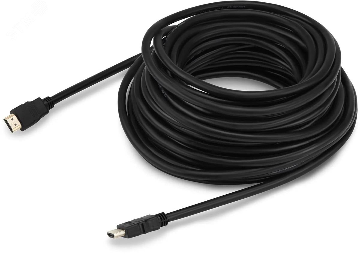 Изображение товара HDMI кабель 20м черный versi 1.4 позолоченные контакты