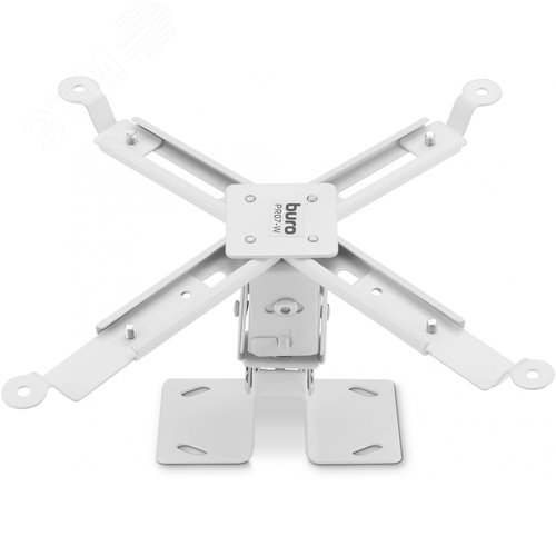 Изображение товара Кронштейн для проектора PR07-W потолочный поворот и наклон, макс.12кг., белый (шт)