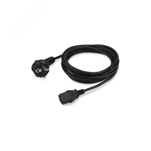 Изображение товара Кабель питания IEC C13 Евровилка 3м. (шт)