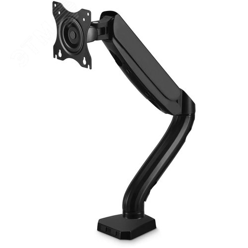 Изображение товара Кронштейн для мониторов ЖК 17''-27'' макс.9кг крепление к столешнице поворот и наклон, черный (шт)