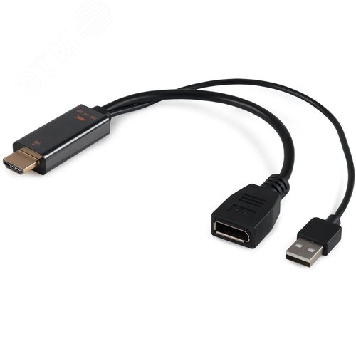 Изображение товара Переходник HDMI (m) - DisplayPort (f), черный (шт)