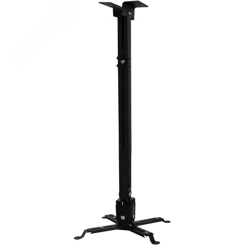 Изображение товара Кронштейн для проектора макс.20кг потолочный поворот и наклон, черный (шт)