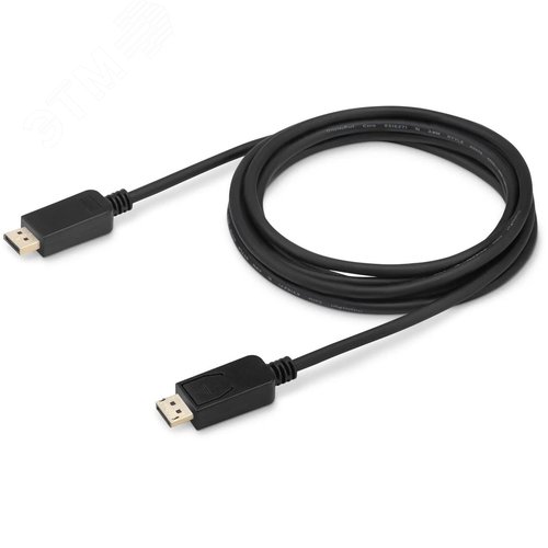 Изображение товара Кабель аудио-видео v 1.2 DisplayPort (m) - DisplayPort (m) 3м., черный (шт)