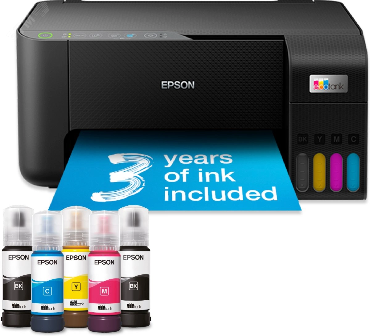 Изображение товара МФУ струйное Epson EcoTank L3270 A4 Wi-Fi чёрное - многофункциональное устройство для дома и офиса