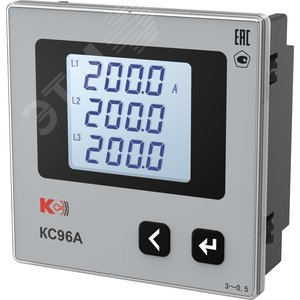 Изображение товара амперметр цифровой переменного тока KC96A-K31-5А/5А (шт)
