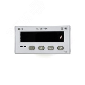 Изображение товара Амперметр цифровой постоянного тока PA195I-5K1-1-1 00А/75мВ-4…20мА-К-0,2 (шт)