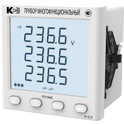 Изображение товара Многофункциональный прибор PD194E-9E3T-11021-5А-380В-3.4-0,5 (шт)