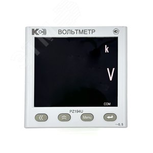 Изображение товара Вольтметр цифровой переменного тока PZ194U-2K1T-01101-100В/100В-4-20мА-К-0,5 (шт)