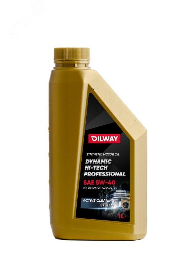 Изображение товара Масло моторное Dynamic Hi-Tech Professional 5W-40 API SN/CF A3/B4 (1л) (шт)