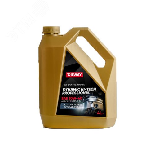 Изображение товара Масло моторное Dynamic Hi-Tech Professional 5W-40 API SN/CF A3/B4 (4л) (шт)