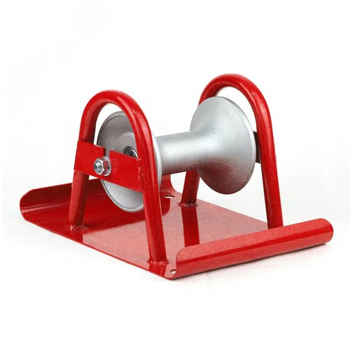 Изображение товара Ролик кабельный РОЛ120AL прямой (линейный) для кабеля d до 120мм, Al валик, на основании (шт)