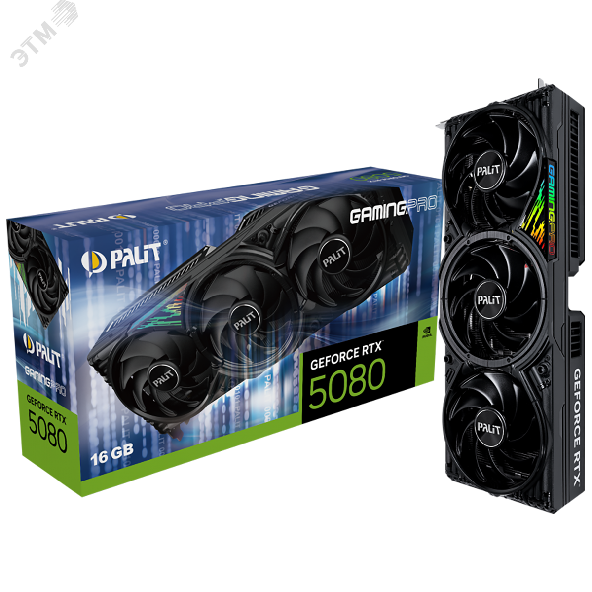 Изображение товара Видеокарта RTX5080 GAMINGPRO 16ГБ, NVIDIA GeForce RTX5080, GDDR7, PCI-Express 5.0 (шт)