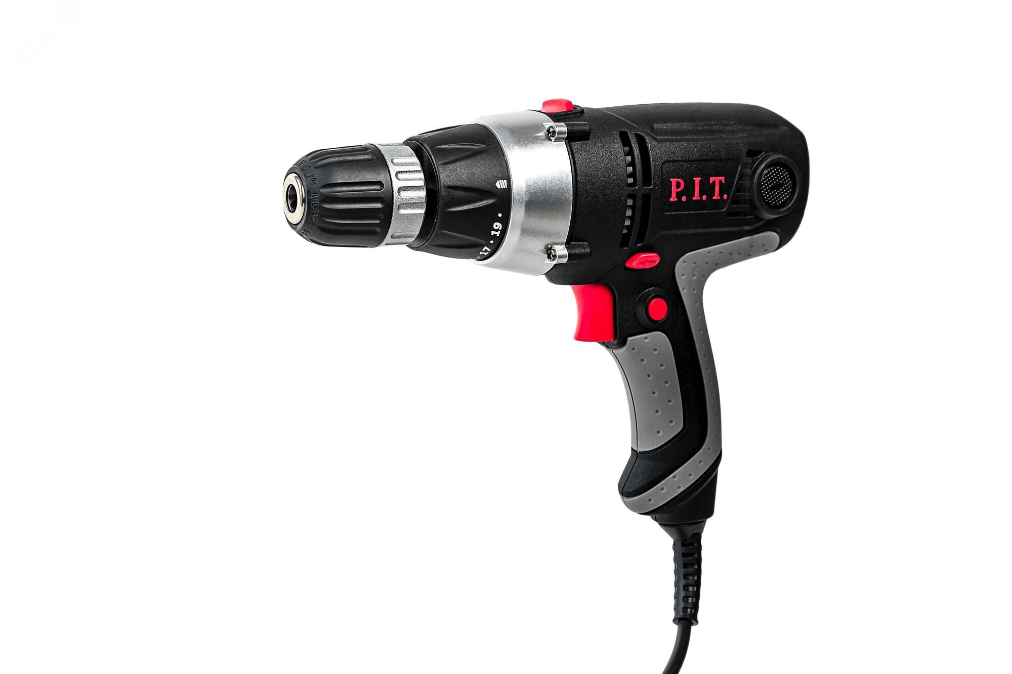 Изображение товара Дрель-шуруповерт электрический P.I.T. PBM10-C2 МАСТЕР 400Вт двухскоростной реверс