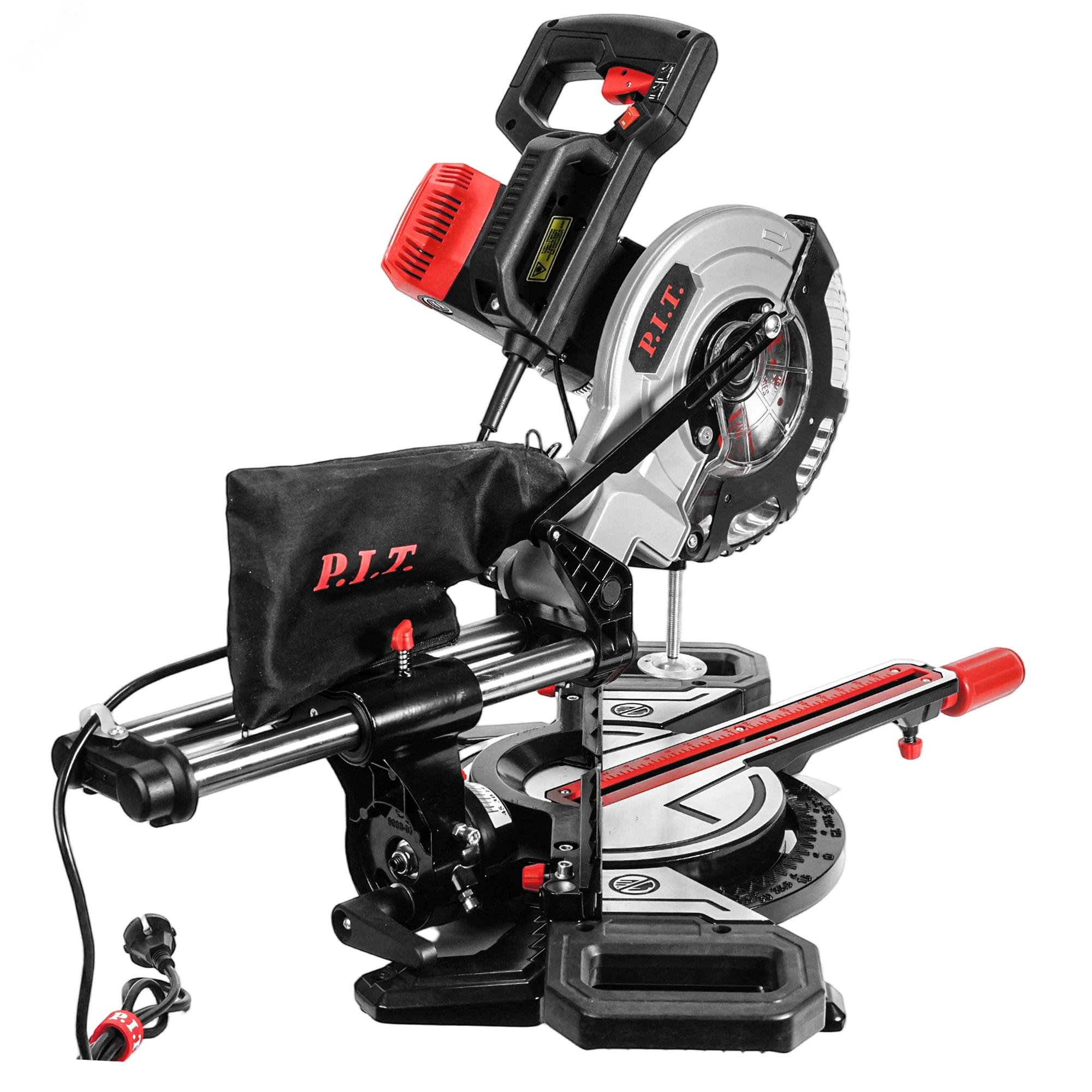 Изображение товара Пила торцовочная электрическая P.I.T. PCM210-C 1700Вт 210мм лазер наклон