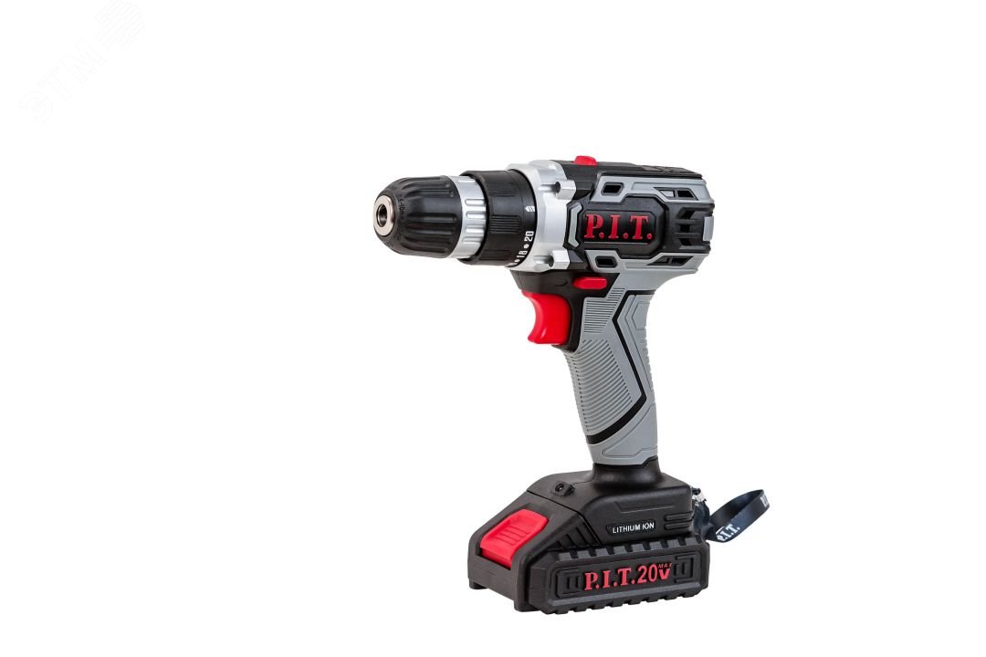 Изображение товара Аккумуляторная дрель шуруповерт P.I.T. PSR18-D3 PROMO 20В двухскоростной