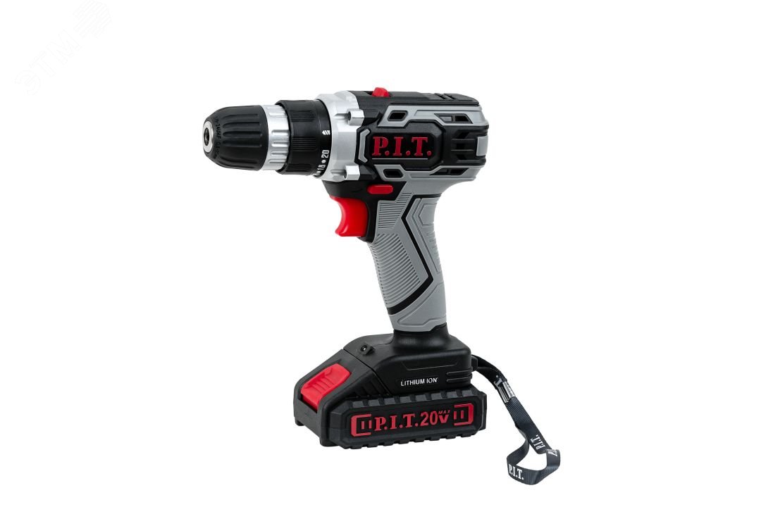 Изображение товара Аккумуляторная дрель-шуруповерт P.I.T. PSR18-D3 20 В two speed