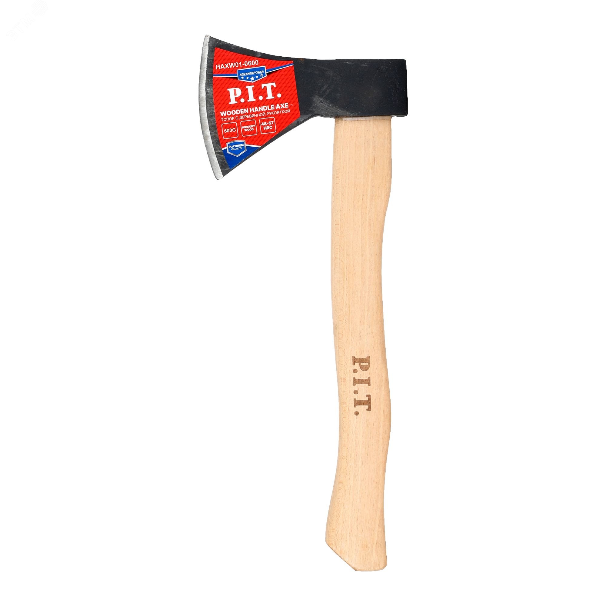 Изображение товара Плотницкий топор с деревянной рукояткой HAXW01-0600 - надежный инструмент для работы по дереву
