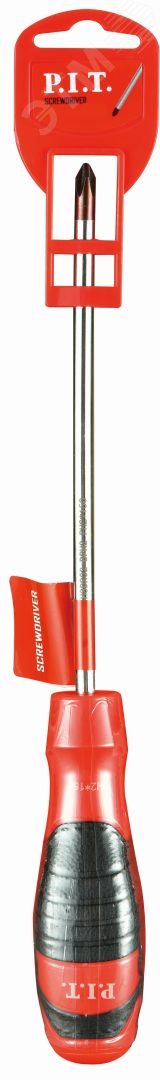 Изображение товара Отвертка с магнитным наконечником PH1, 196 мм (шт)