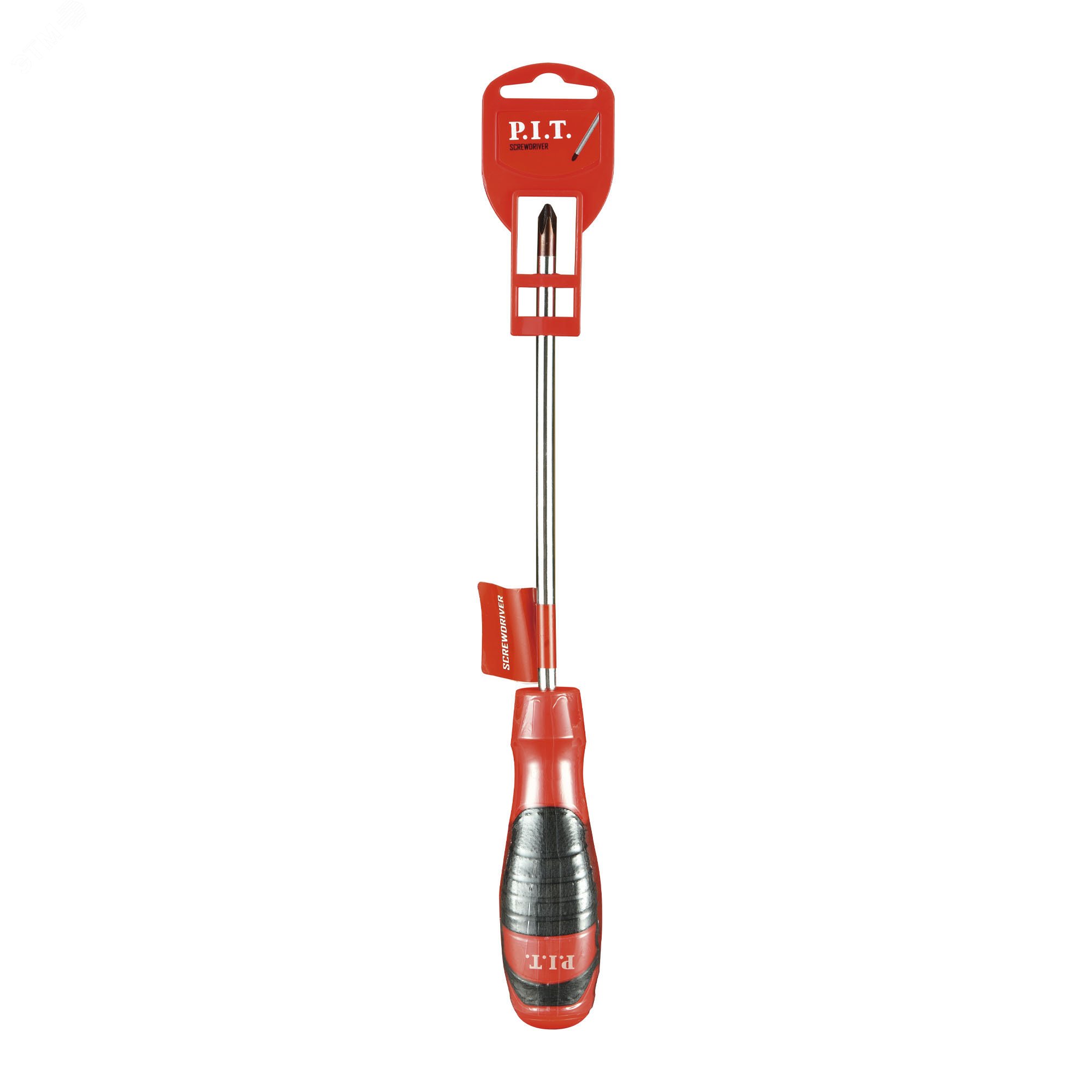 Изображение товара Отвертка крестовая PH2 с магнитным наконечником 257 мм