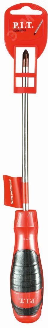 Изображение товара Отвертка с магнитным наконечником PZ2 268 мм профессиональный инструмент