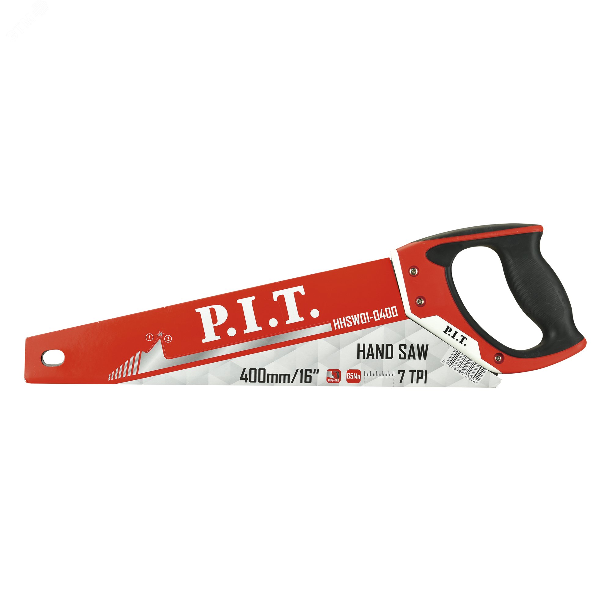 Изображение товара Ножовка по дереву 400 мм 7 зубьев легкий и прочный инструмент