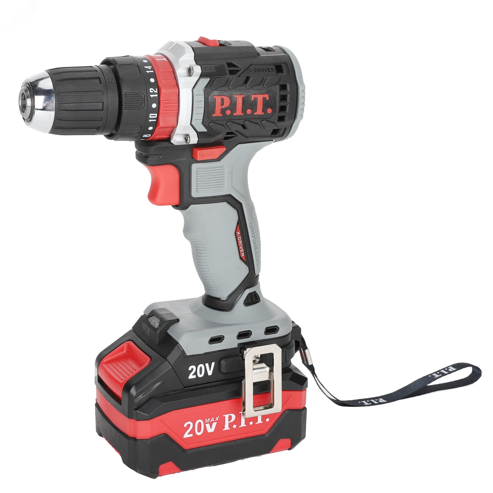 Изображение товара Аккумуляторная ударная дрель X-DRIVER PSB20H-10C/1 20В 40Нм,Bреющий режим, кейс