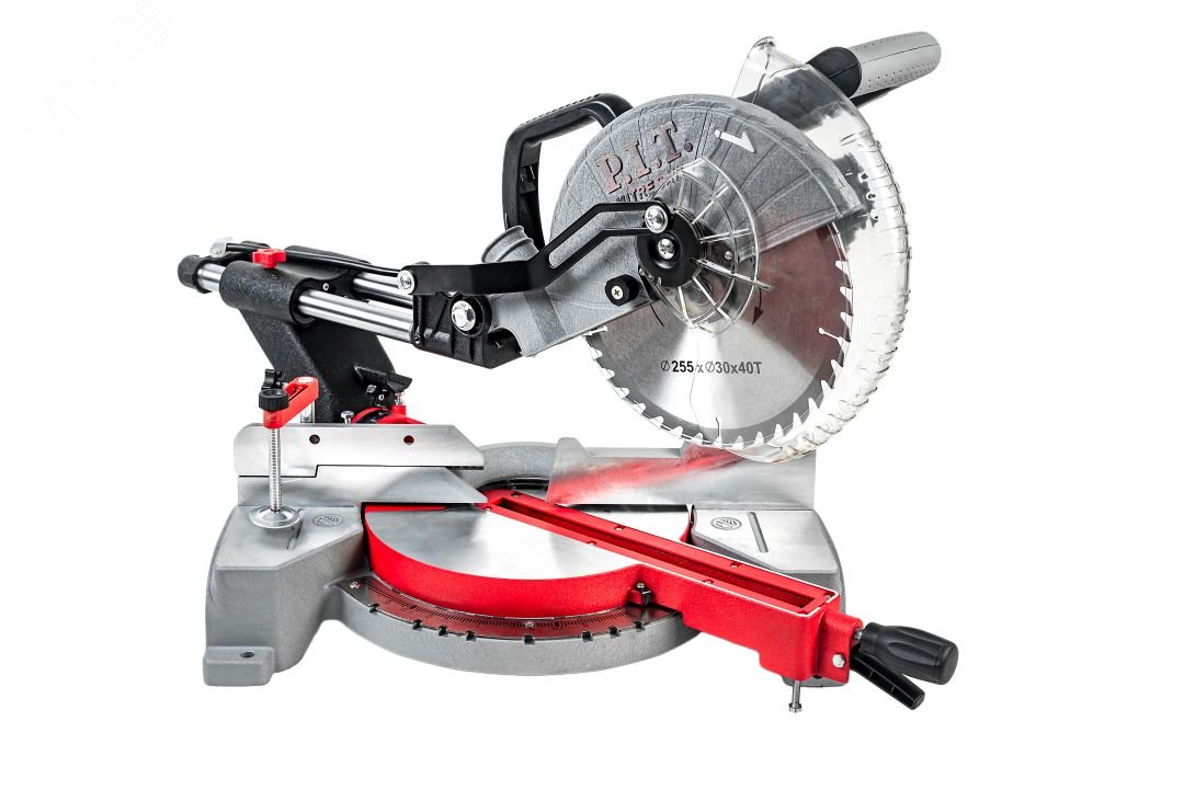 Изображение товара Электрическая пила торцовочная P.I.T. PCM255-C2 1600Вт для профессиональных работ