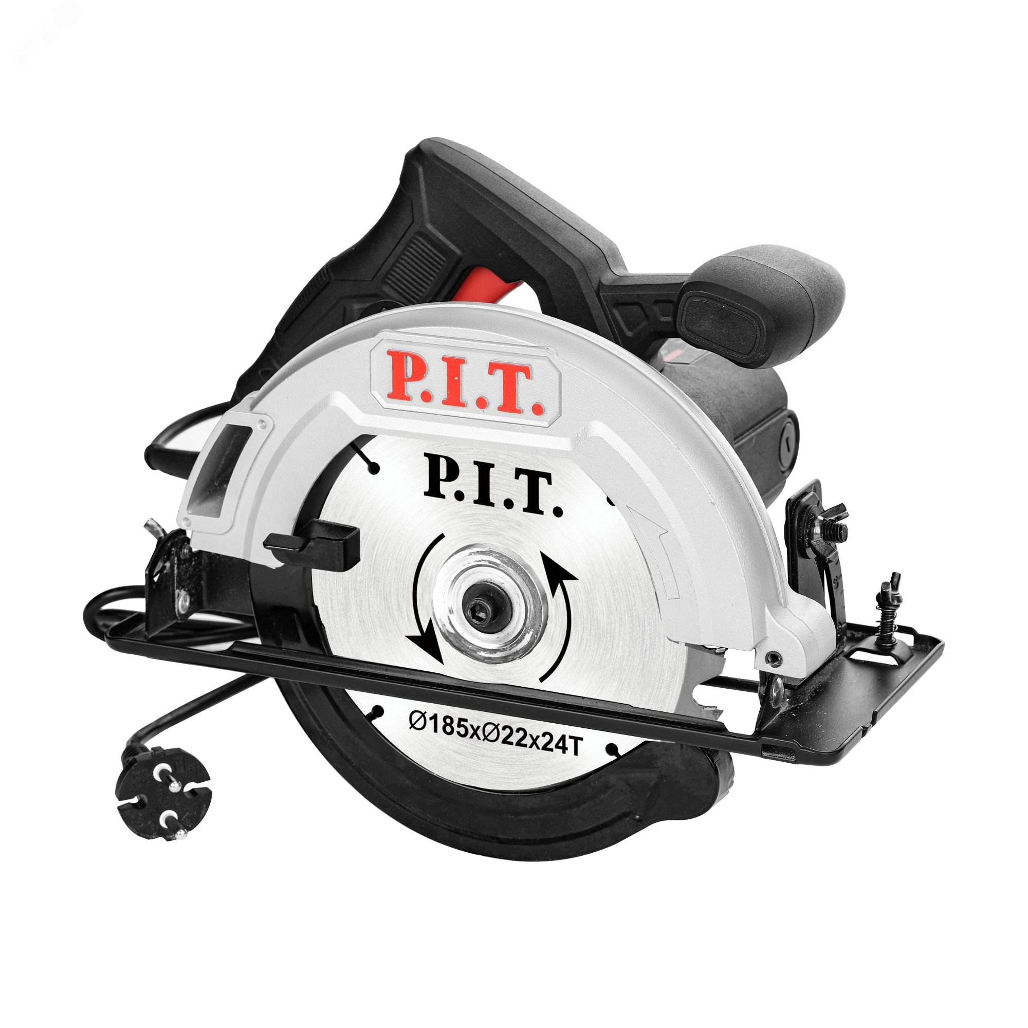 Изображение товара Пила циркулярная электрическая P.I.T. PKS185-C4 1200Вт 185мм для точных распилов