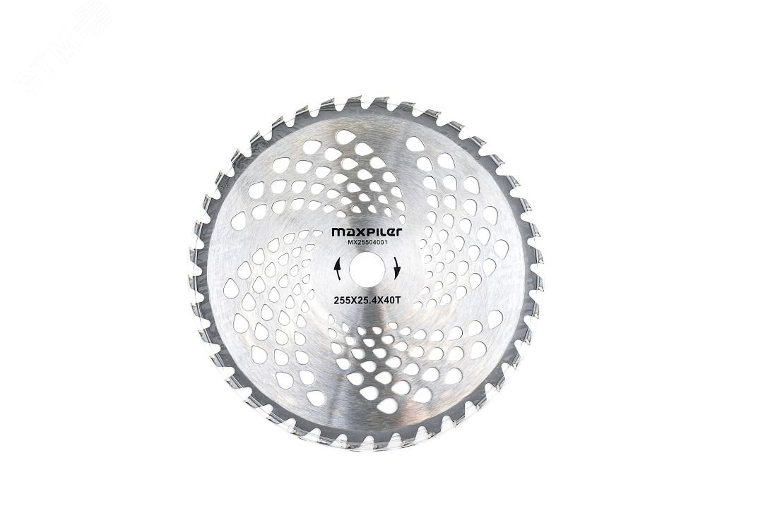 Изображение товара Диск для триммера 40 зубьев 255 мм с победитовыми наконечниками