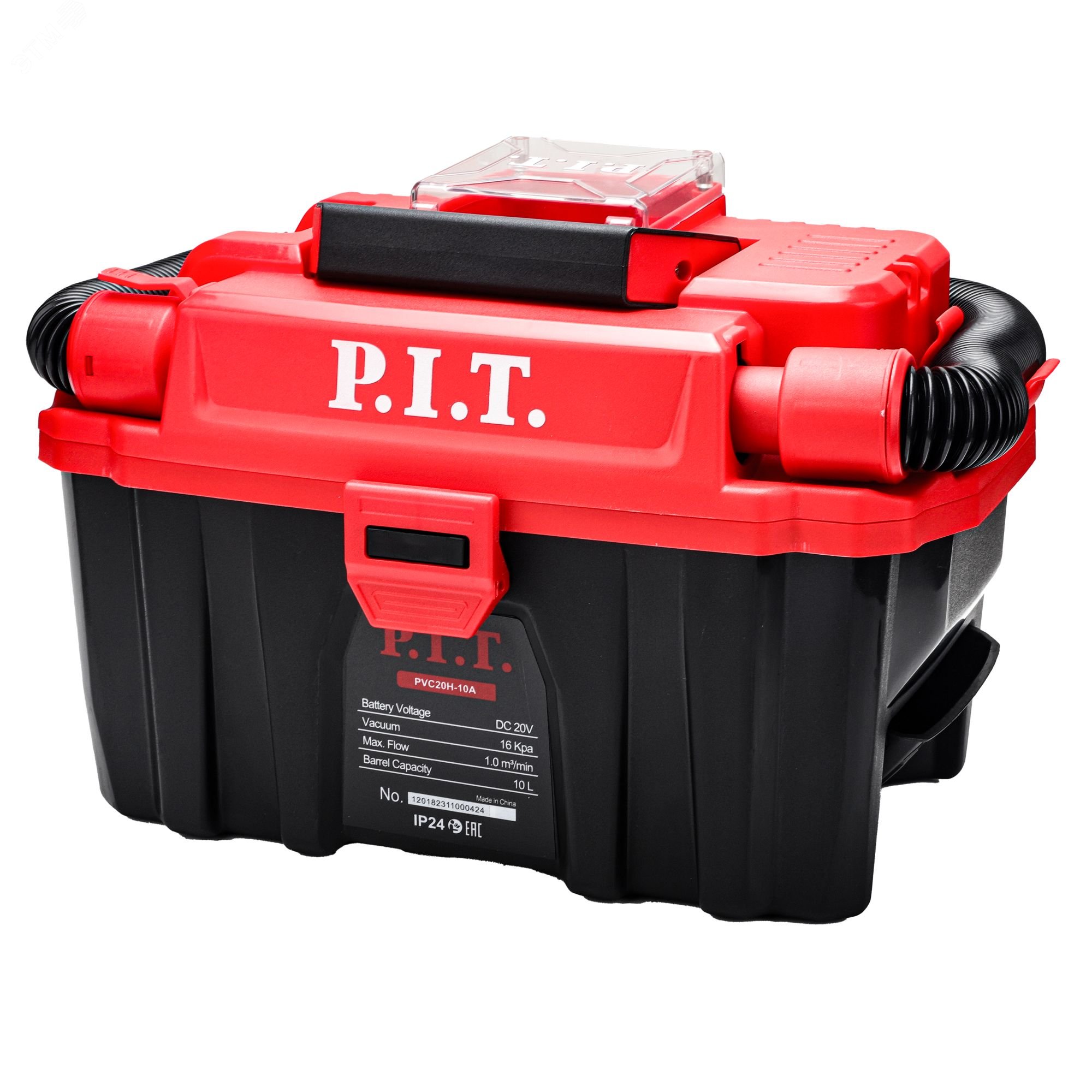 Изображение товара Аккумуляторный пылесос P.I.T. PVC20H-10A 20В 10л для влажной сухой уборки