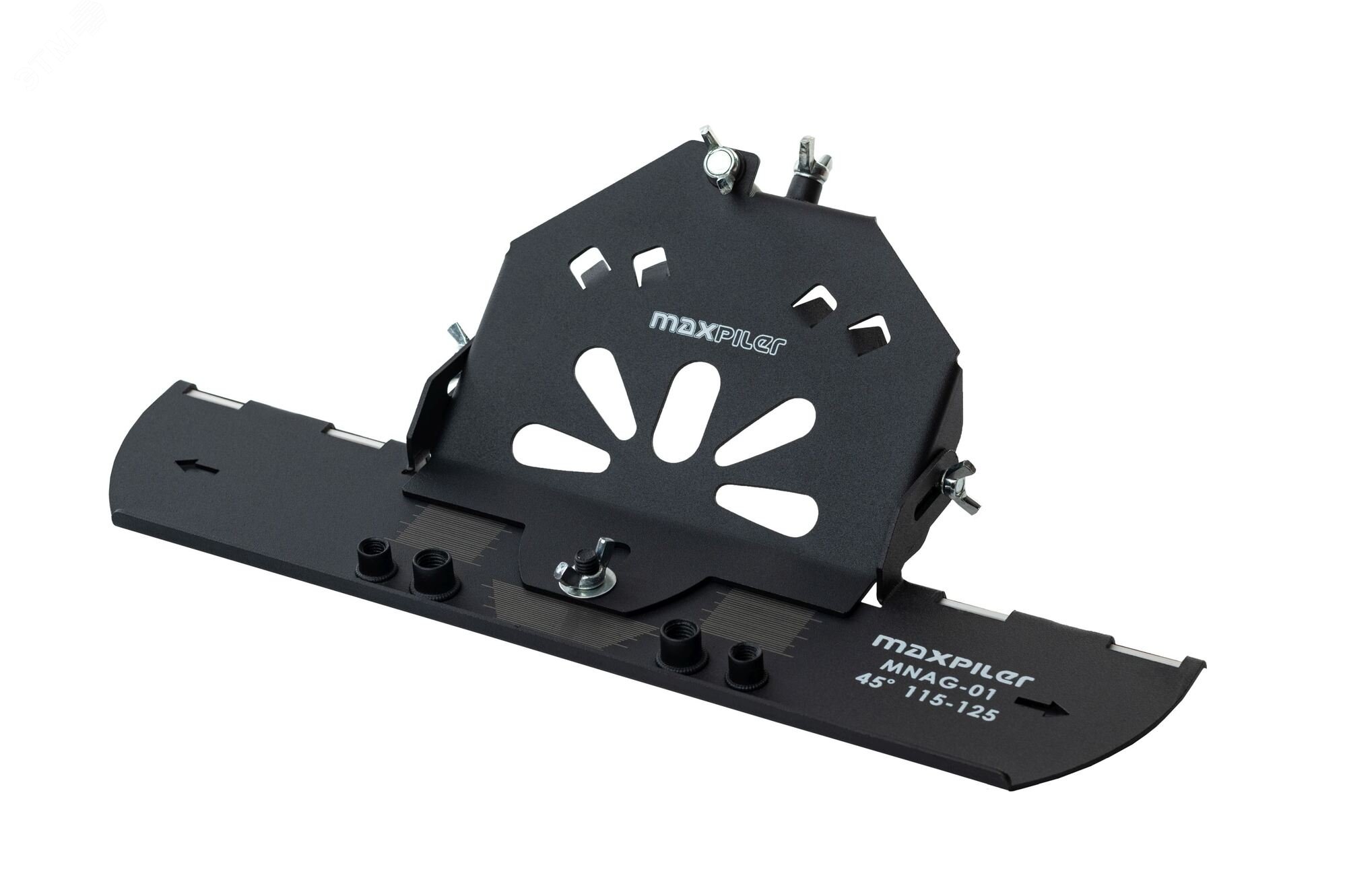 Изображение товара Кожух-насадка угловая для УШМ (45 градусов, 115-125 мм, стальное основание)MAXPILER (шт)