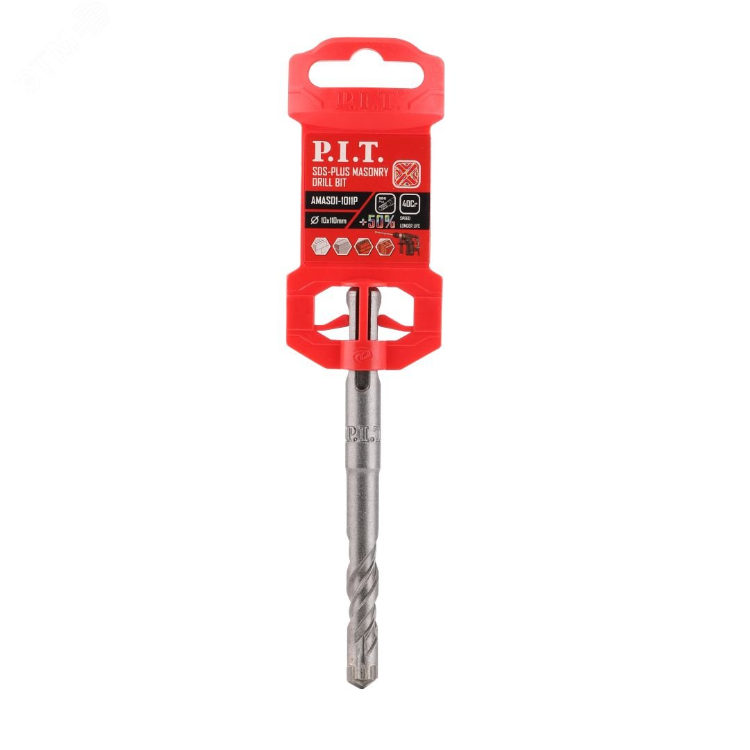 Изображение товара Бур SDS-Plus 10x110 мм для бетона и кирпича P.I.T.