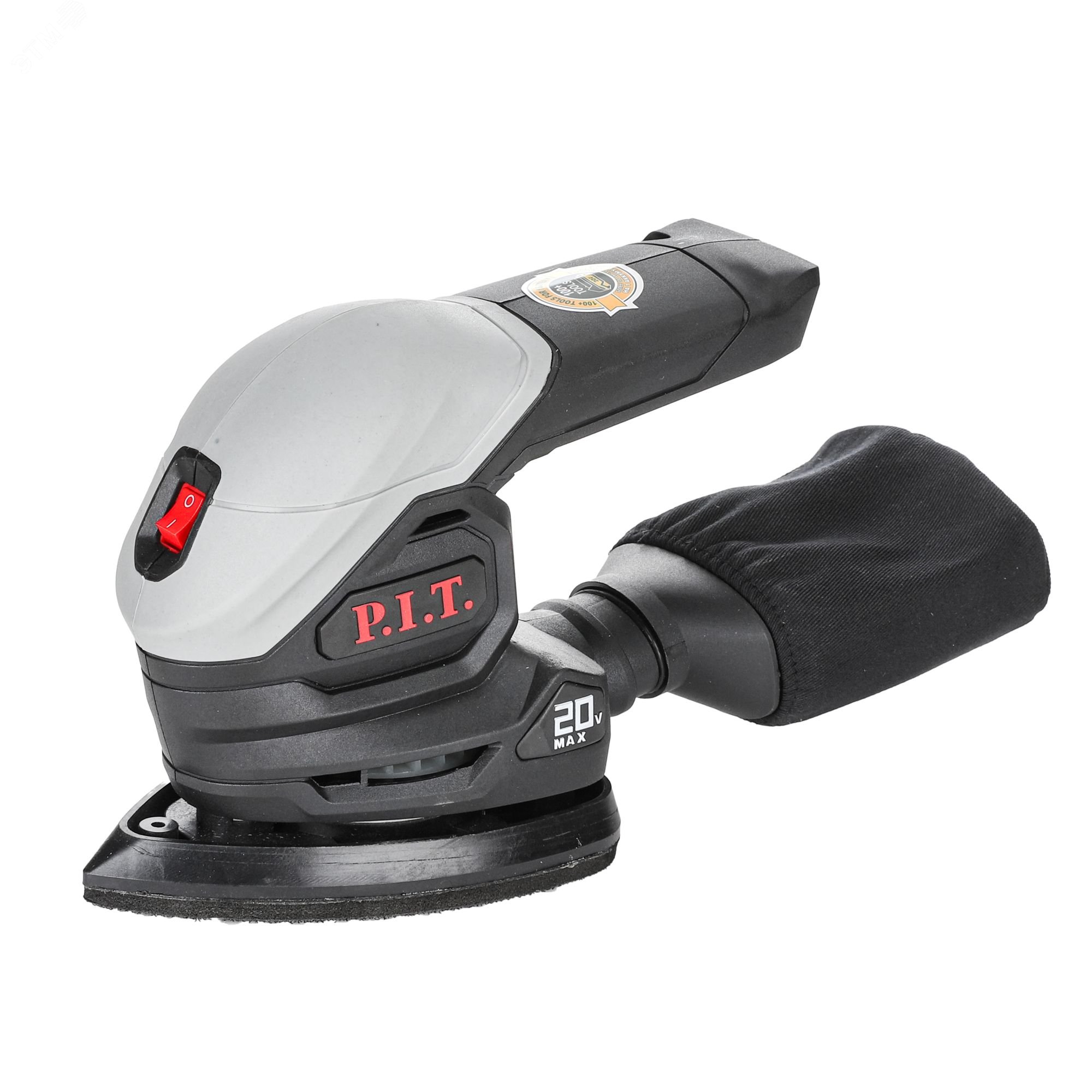 Изображение товара Дельтовидная шлифмашина P.I.T. PSP20H-140A аккумуляторная 20В для углов и поверхностей