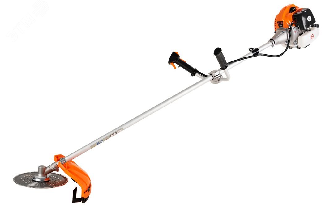 Изображение товара Триммер бензиновый Мастер (3,2л.с, 56см, 2-т, 8500об/мин, 1.2л, 440мм, леска, диск) (шт)