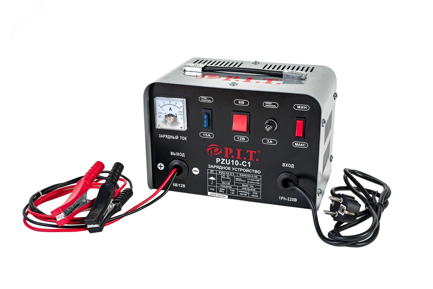 Изображение товара Зарядное устройство P.I.T. PZU10-C1 МАСТЕР 250Вт автоматическая защита