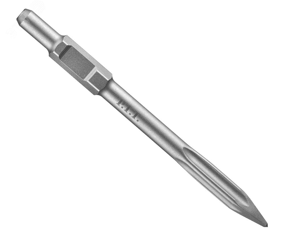 Изображение товара Зубило пикообразное самозатачивающееся HEX 400 мм (шт)
