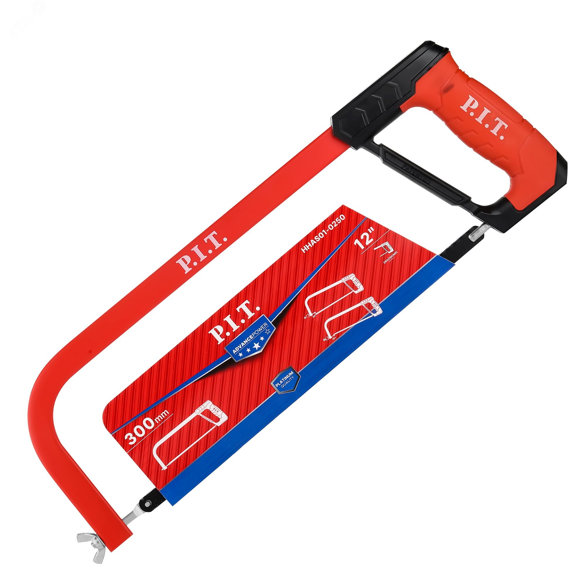 Изображение товара Ножовка по металлу P.I.T. ADVANCE HHAS01-0250 300 мм, 24 TPI, винт зажим