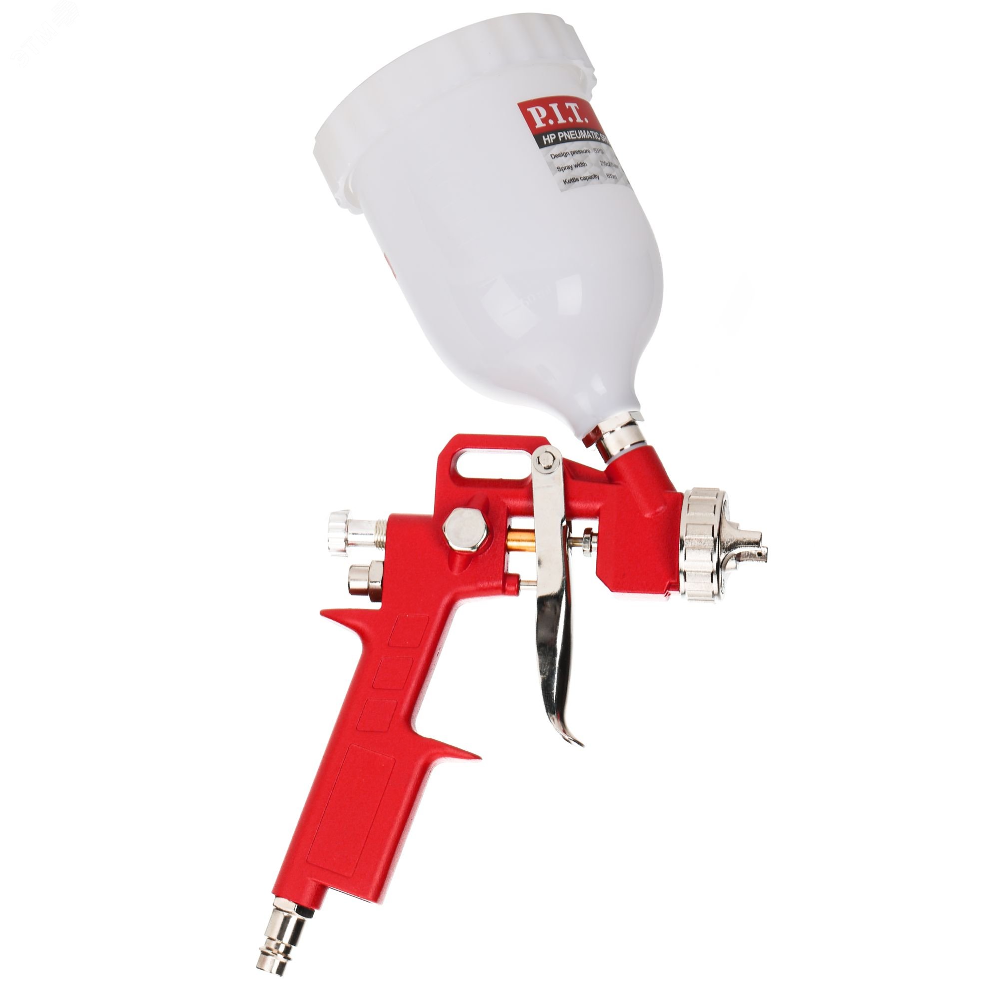 Изображение товара Пневматический краскопульт P.I.T. PSG600-A1 50PSI 1,5 мм бак 0,6 л