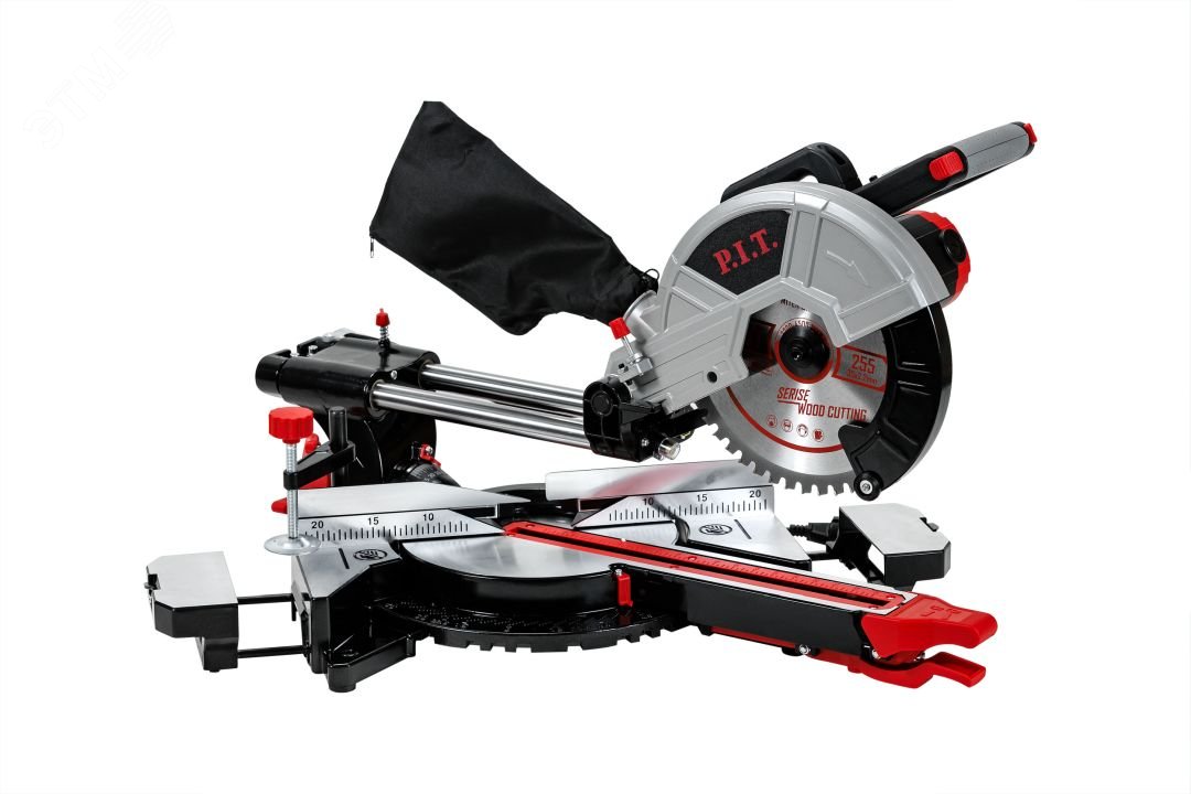 Изображение товара Пила торцовочная электрическая P.I.T. PCM255-C3 2000Вт для отрезных работ