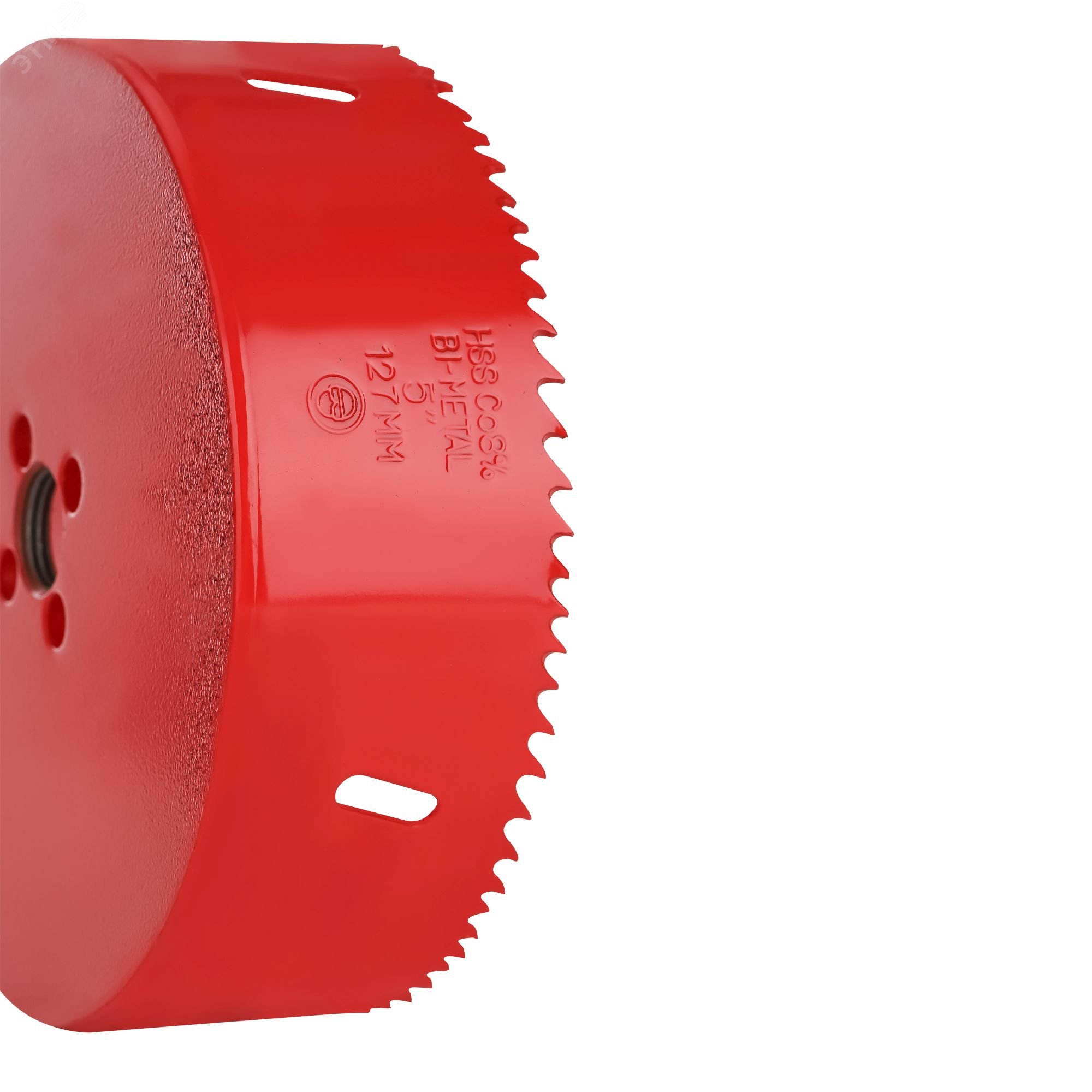 Изображение товара Коронка биметаллическая по металлу P.I.T.127x44мм, сталь М42 (HSS Со 8%), перем. зуб (AMED05-0127) (шт)