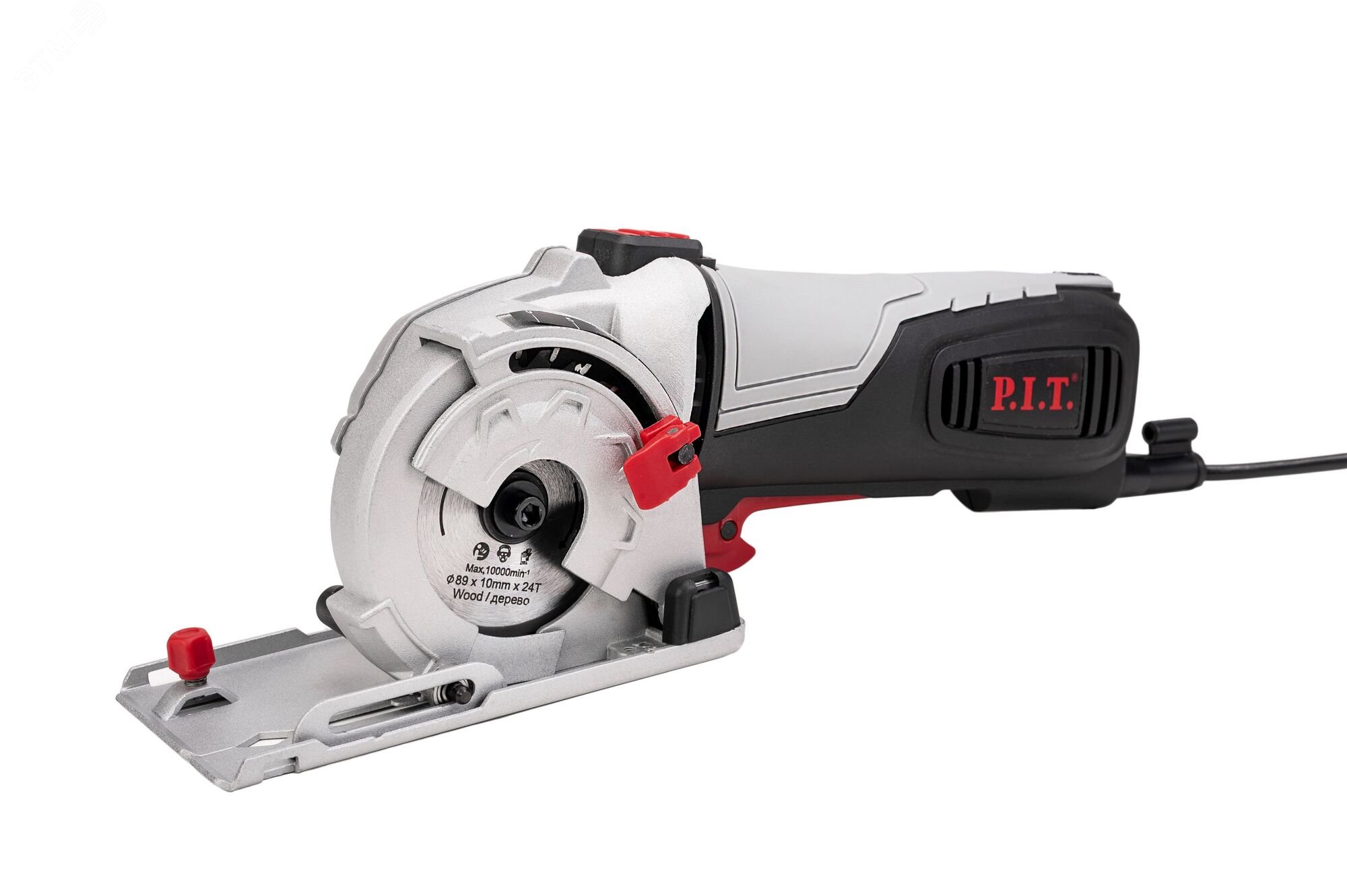 Изображение товара Электрическая пила циркулярная P.I.T. PMS89-C 600Вт, диаметр 89мм, 3 диска, упоры
