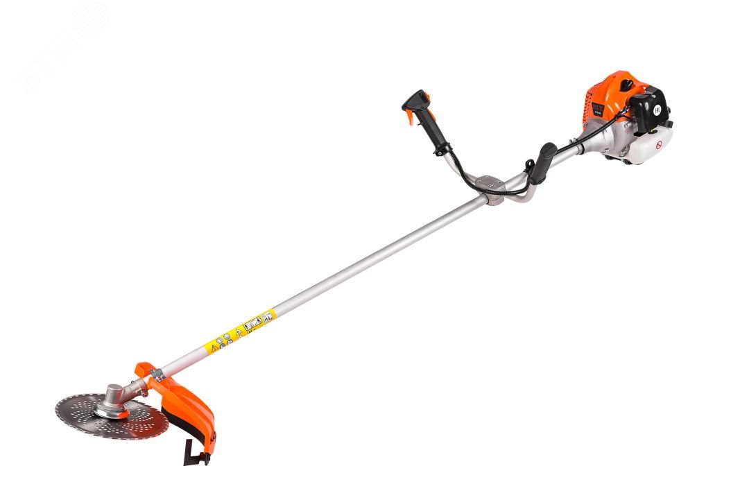 Изображение товара Бензиновый триммер Мастер P73102 2,3л.с, 52 см, дисковый и лесочный