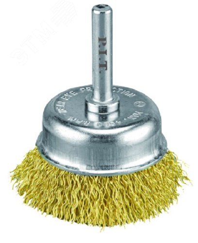 Изображение товара Корп щетка чашечная P.I.T. 63x0,3мм латунь 6мм хвостовик