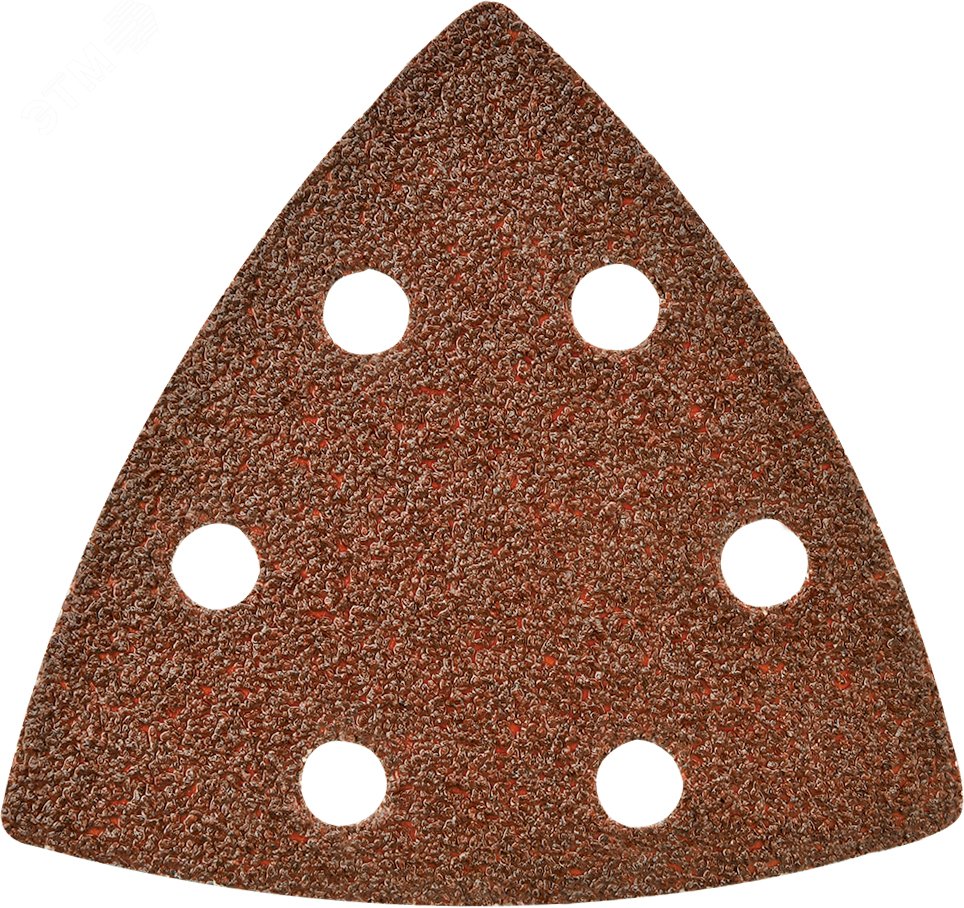 Изображение товара Лист шлифовальный дельтавидный P.I.T. 93x93x93 мм P320, 6 отв., липучка, 10 шт в уп. (APLS07-D0320) (шт)