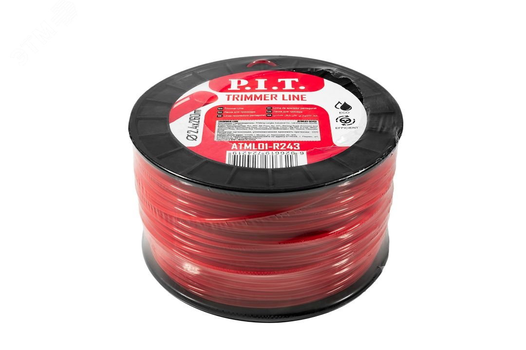 Изображение товара Леска для триммеров P.I.T. круг 2,4 мм 260м